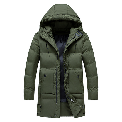 Herren Parka Wasserdicht Gerade Form