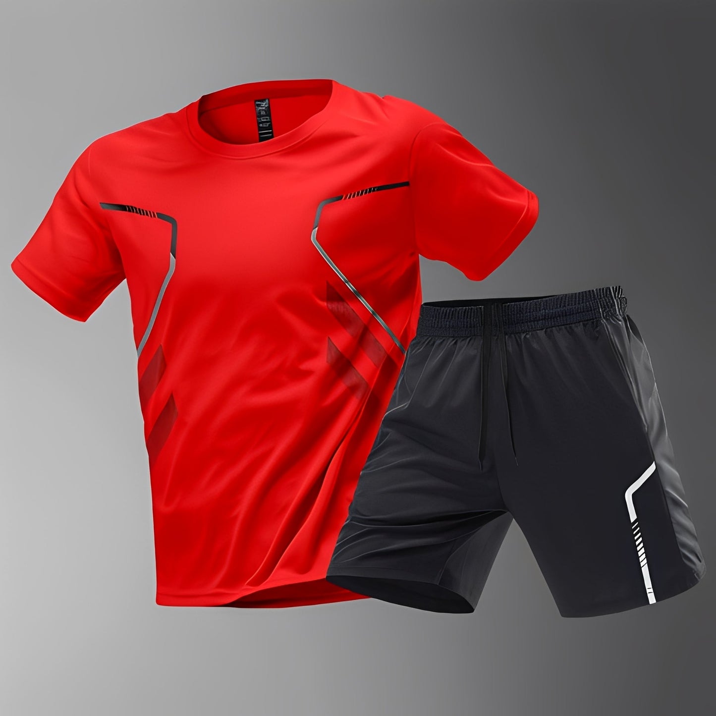 Herren Sportset Leicht Schnelltrocknend Training Freizeit