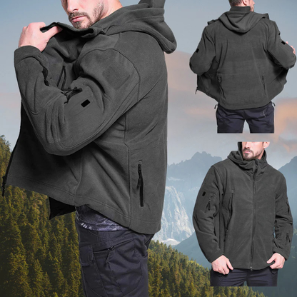 Norvielle Herren Fleecejacke Winddicht
