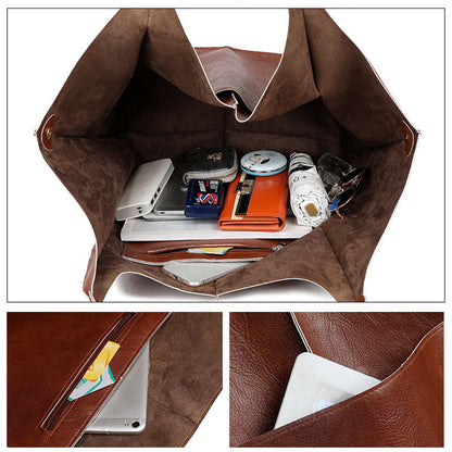 Damen Handtasche Groß Lederoptik