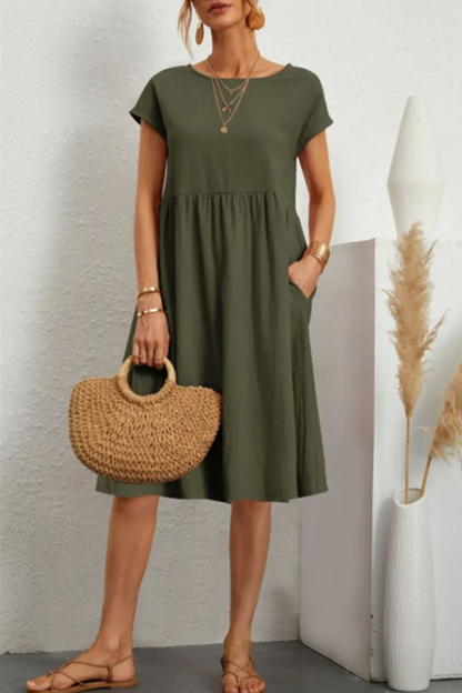Imogen Damen Patchwork-Kleid Zeitgemäß