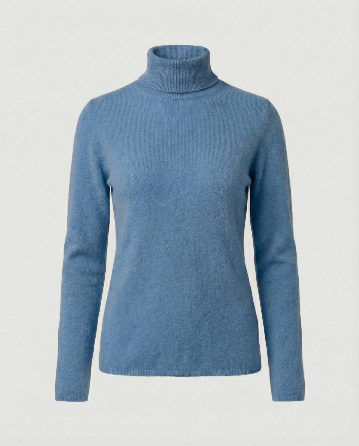 Damen Pullover Weich Rollkragen Warm Beige