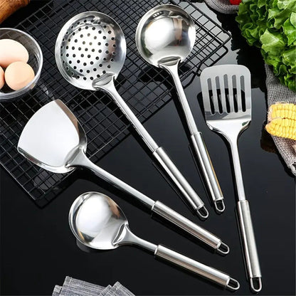 Edelstahl Kochlöffel-Set 5-teilig - Norvielle