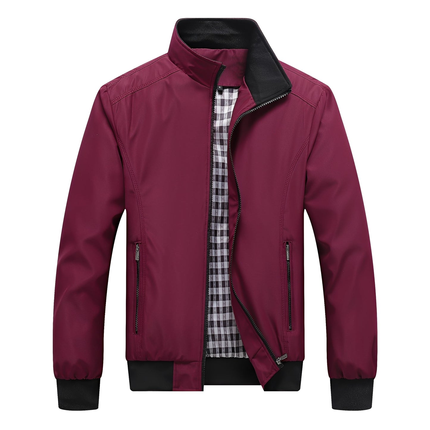 Herrenjacke Modern Reißverschluss Edward