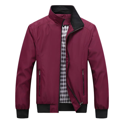 Herrenjacke Modern Reißverschluss Edward
