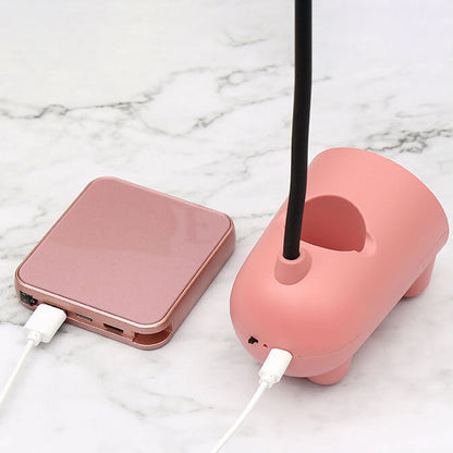 Kreative LED Touch-Lampe Mit Stifthalter USB-Ladefunktion