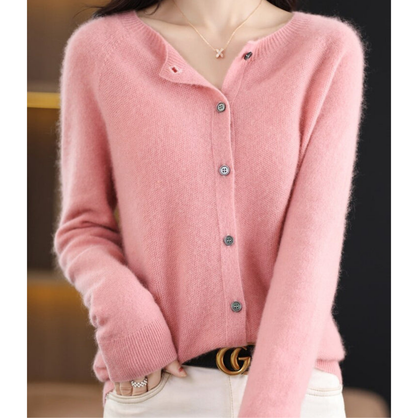 Aubry Damen Kuschelcardigan
