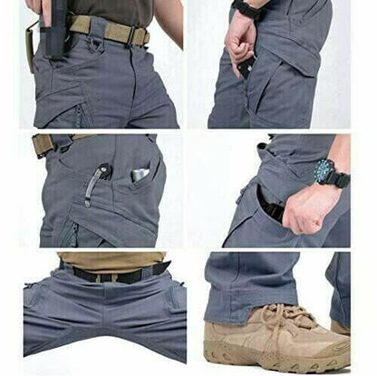 Herren Militärhose Outdoor Baumwolle Olivgrün