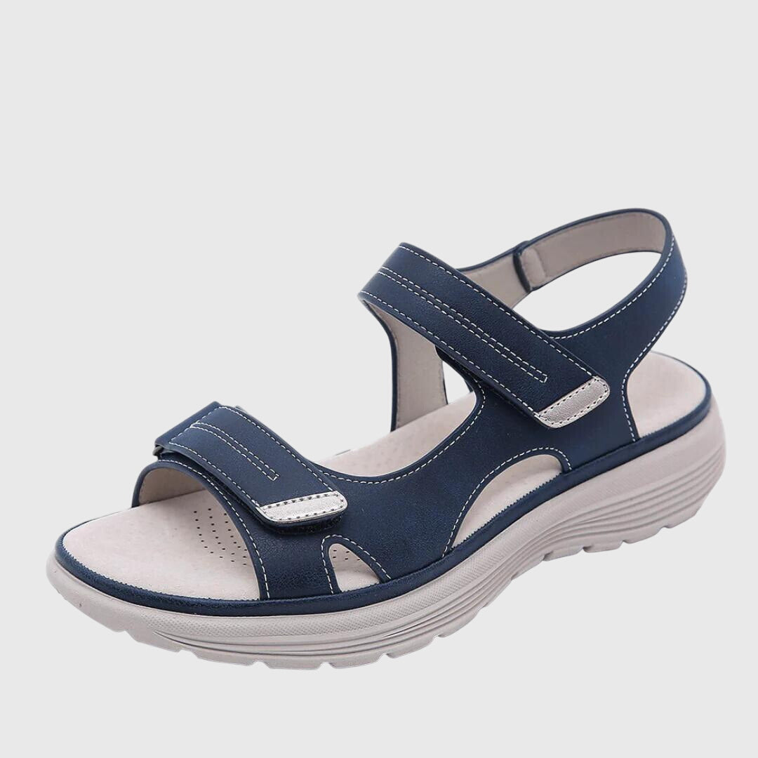 Damen Sandalen Offene Spitze Klettverschluss - Norvielle
