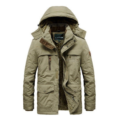 Damen Winterjacke Kapuze Innenfutter Warm