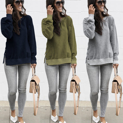 Damen Oversized Pullover Sportlich Norvielle