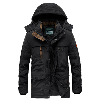 Damen Winterjacke Kapuze Innenfutter Warm
