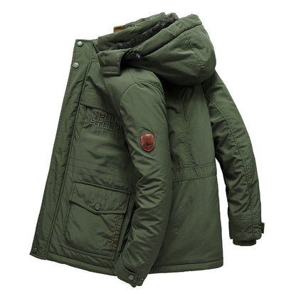 Damen Winterjacke Kapuze Innenfutter Warm