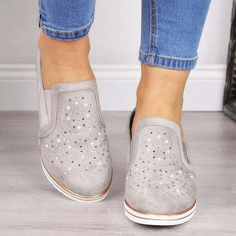 Norvielle Damen Keilschuhe Lässig