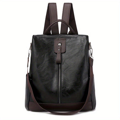 Damen Anti-Diebstahl Rucksack Veganer Stadt-Backpack