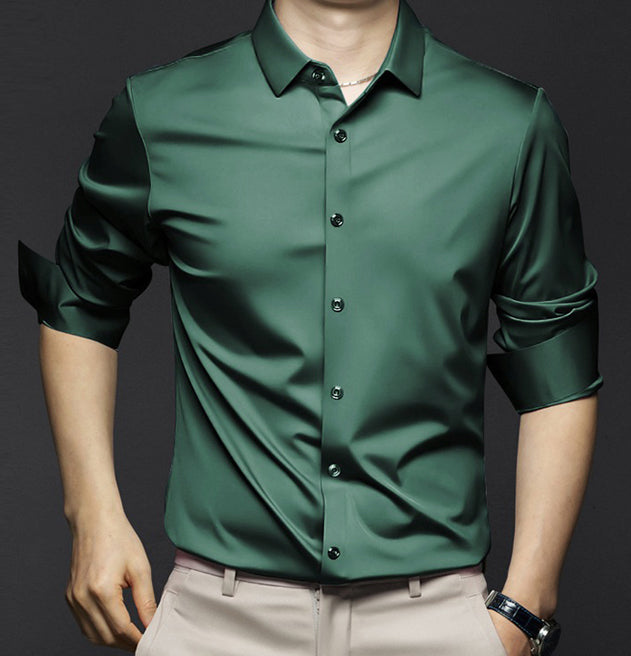 Herren Slim Fit Hemd aus Baumwolle für Frühling