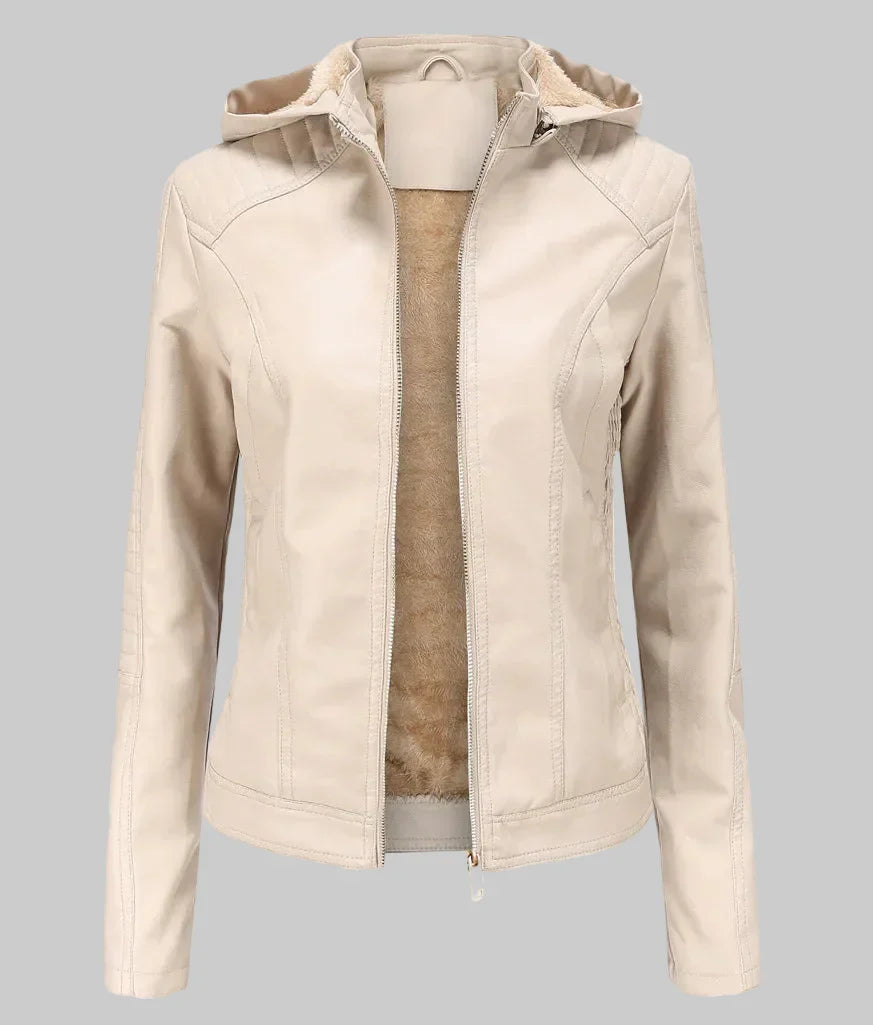 Damen Übergangsjacke mit Teddyfutter