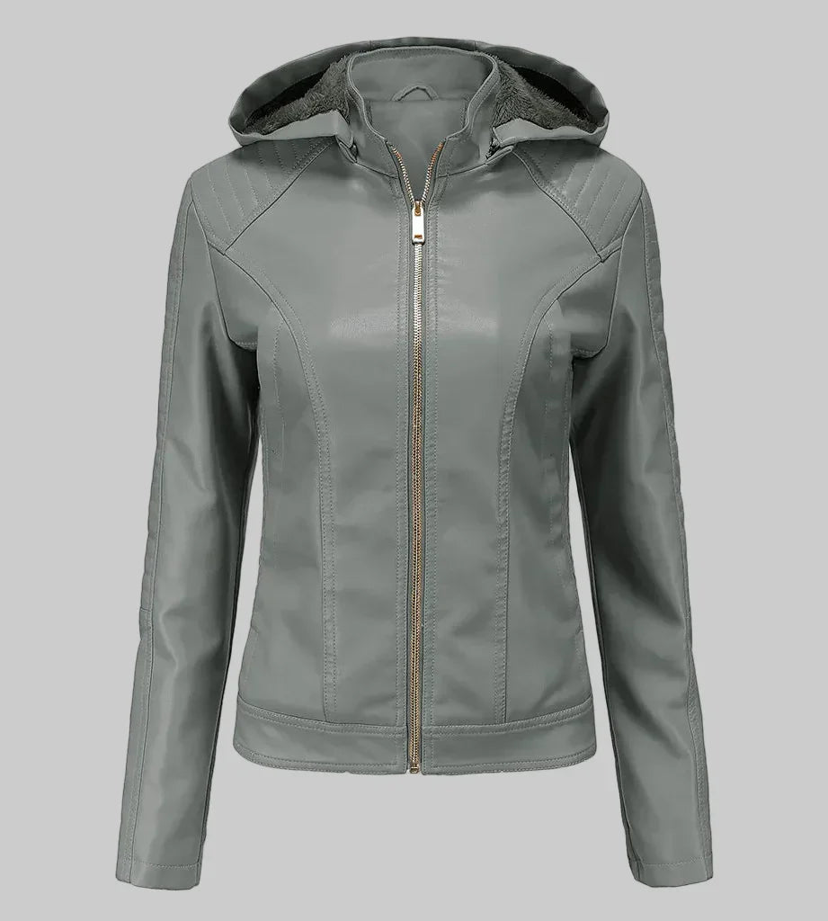 Damen Übergangsjacke mit Teddyfutter