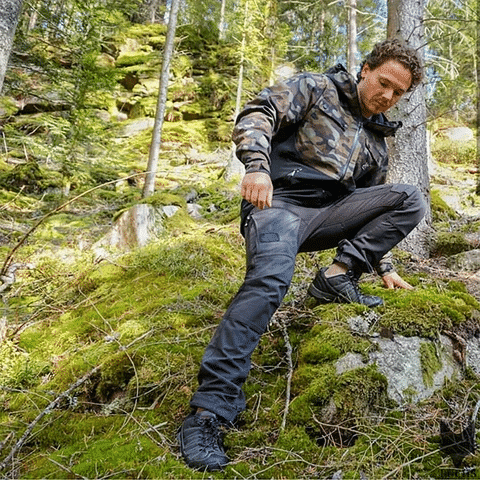 Herren Militärhose Outdoor Baumwolle Olivgrün