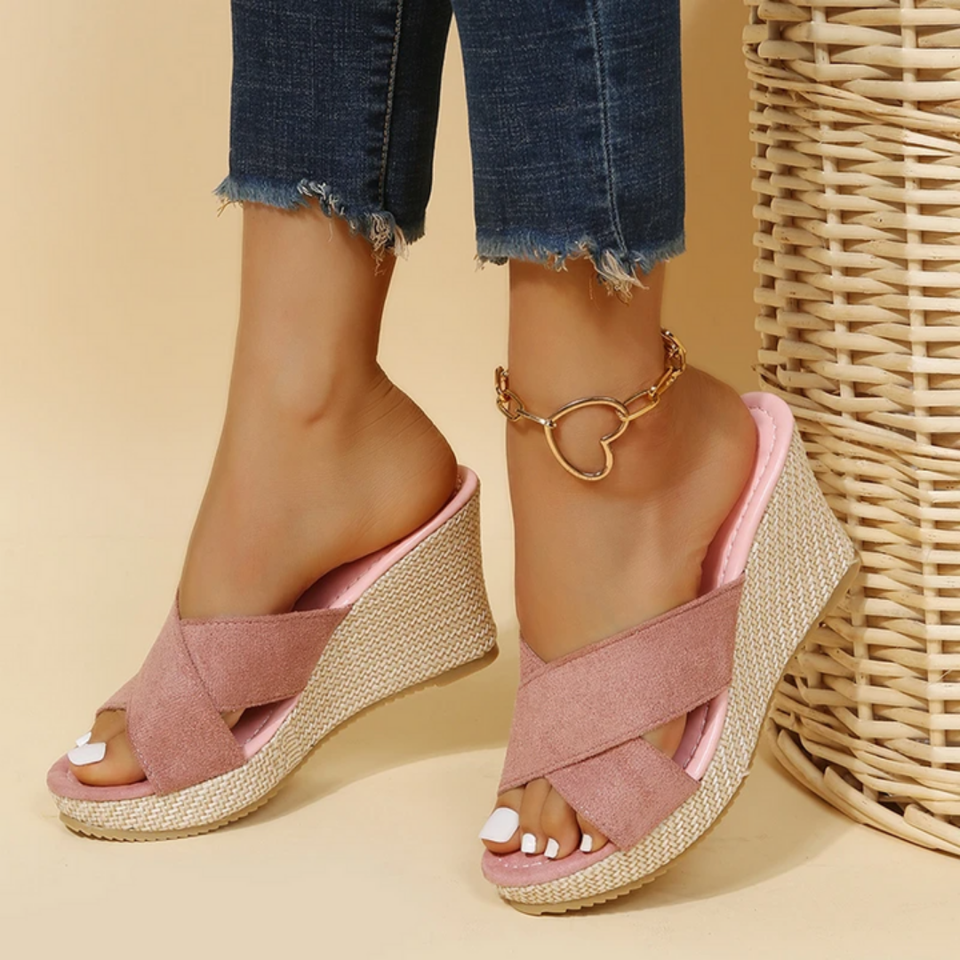 Damen Orthopädische Keilsandalen Norvielle