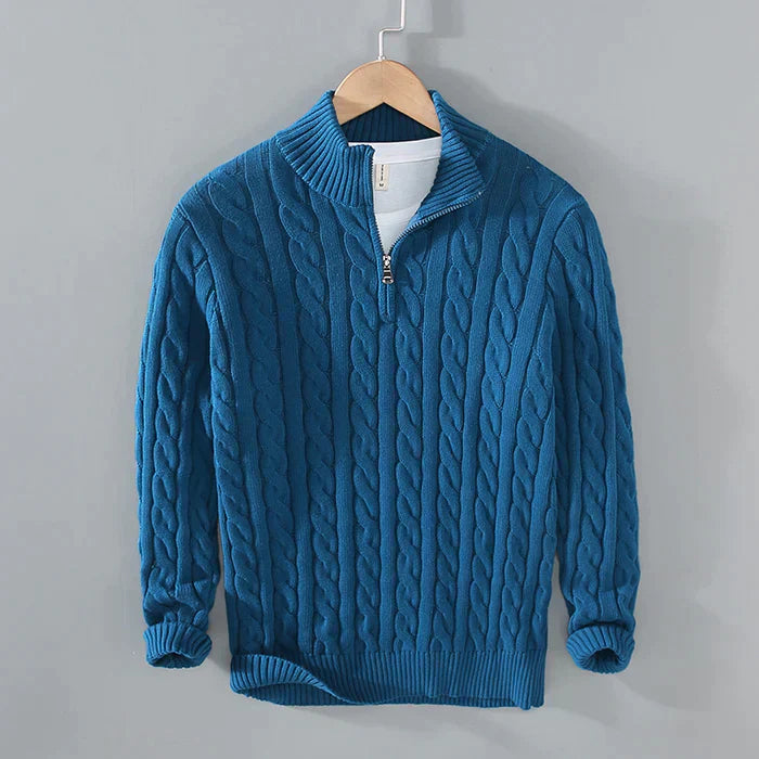 Herren Wollpullover Klassisch Warm Elegant
