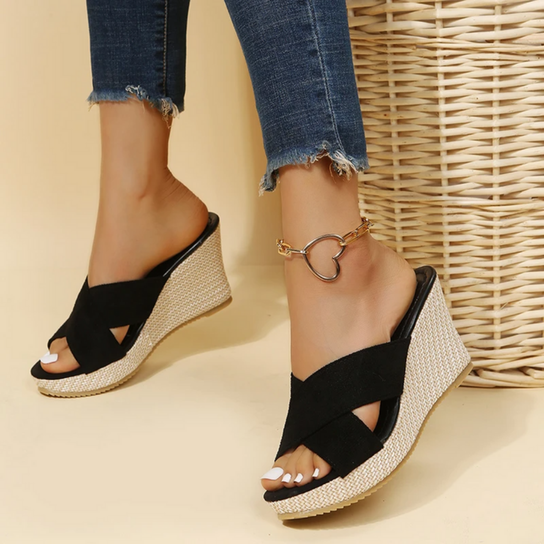 Damen Orthopädische Keilsandalen Norvielle