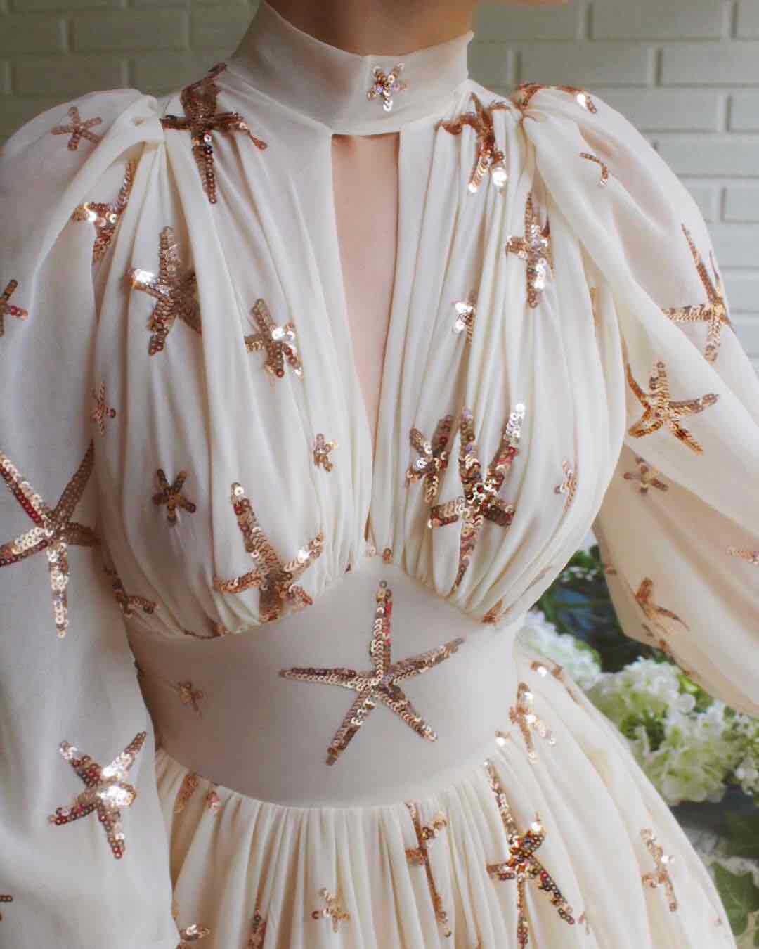 Damen Abendkleid Paillettenbesatz Eleganter Kragen