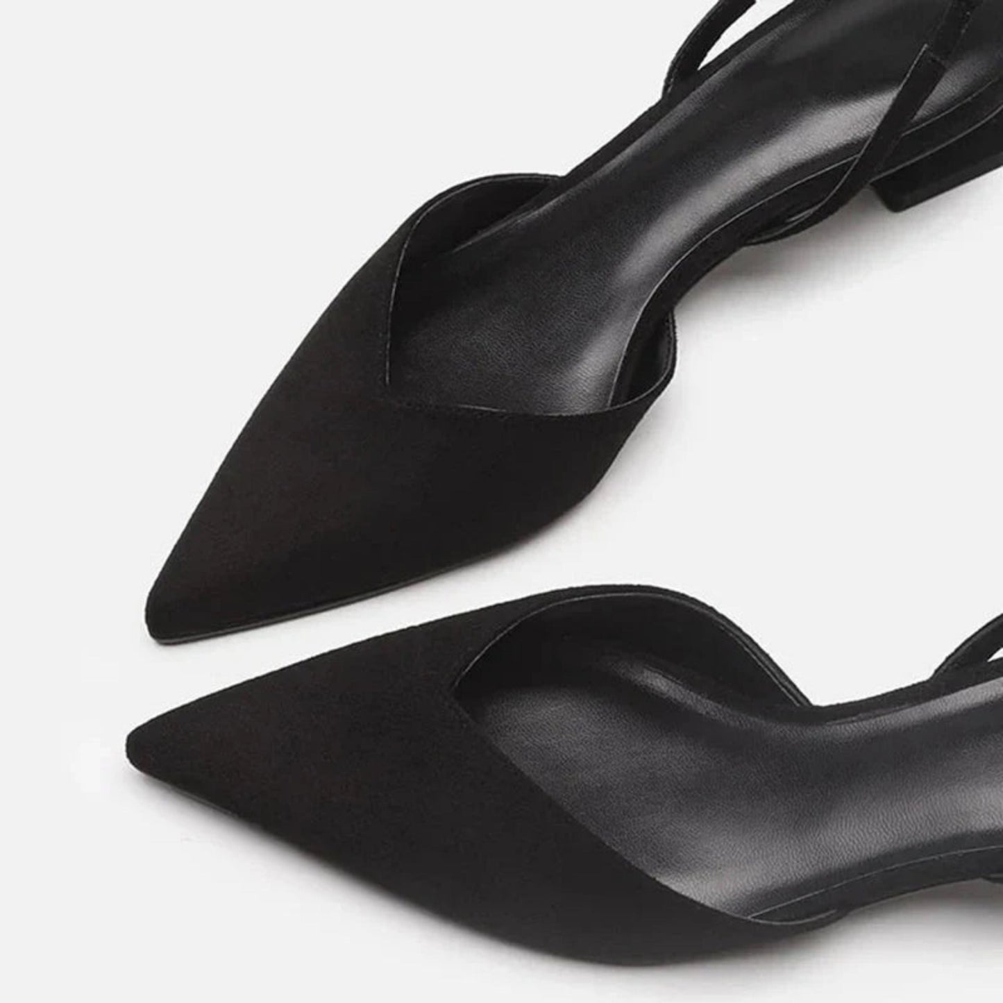 Damen Slingback Pumps Niedrige Ferse