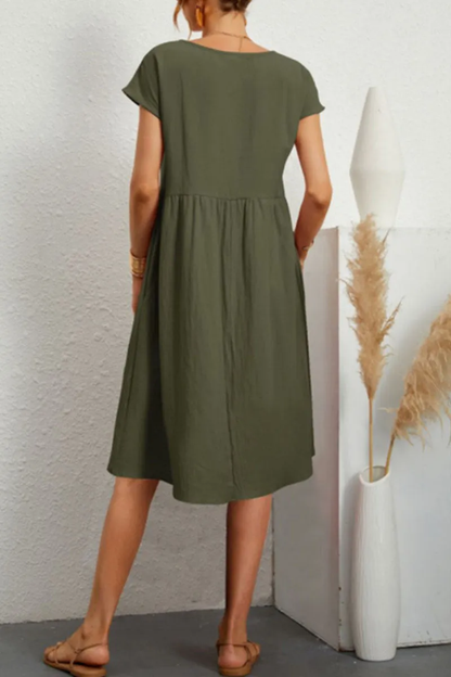 Imogen Damen Patchwork-Kleid Zeitgemäß