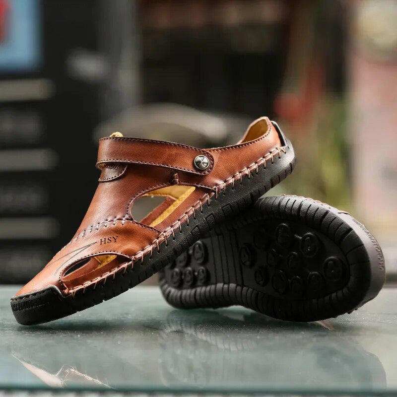 Norvielle Damen Sandalen Robust Klassisch