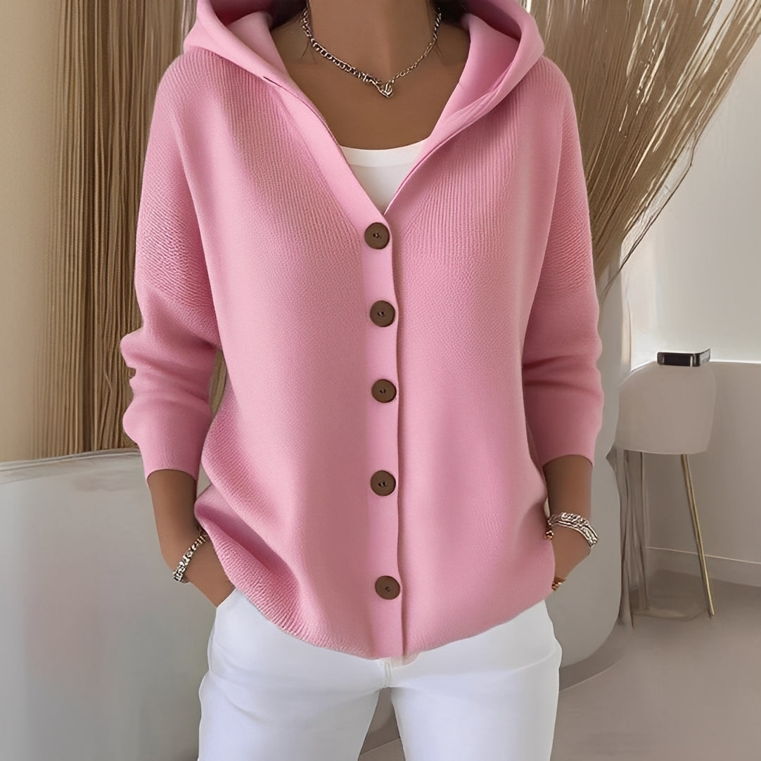 Damen Cardigan Langärmlig Baumwolle - Norvielle