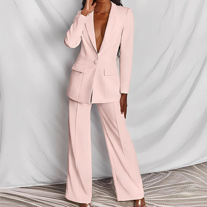 Damen Business Set Blazer Anpassbare Hose