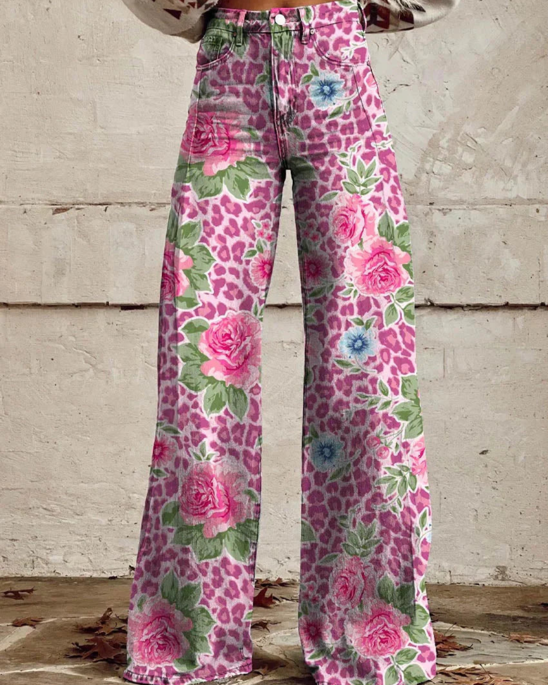 Damen Baggyhose Baumwolle Bequem