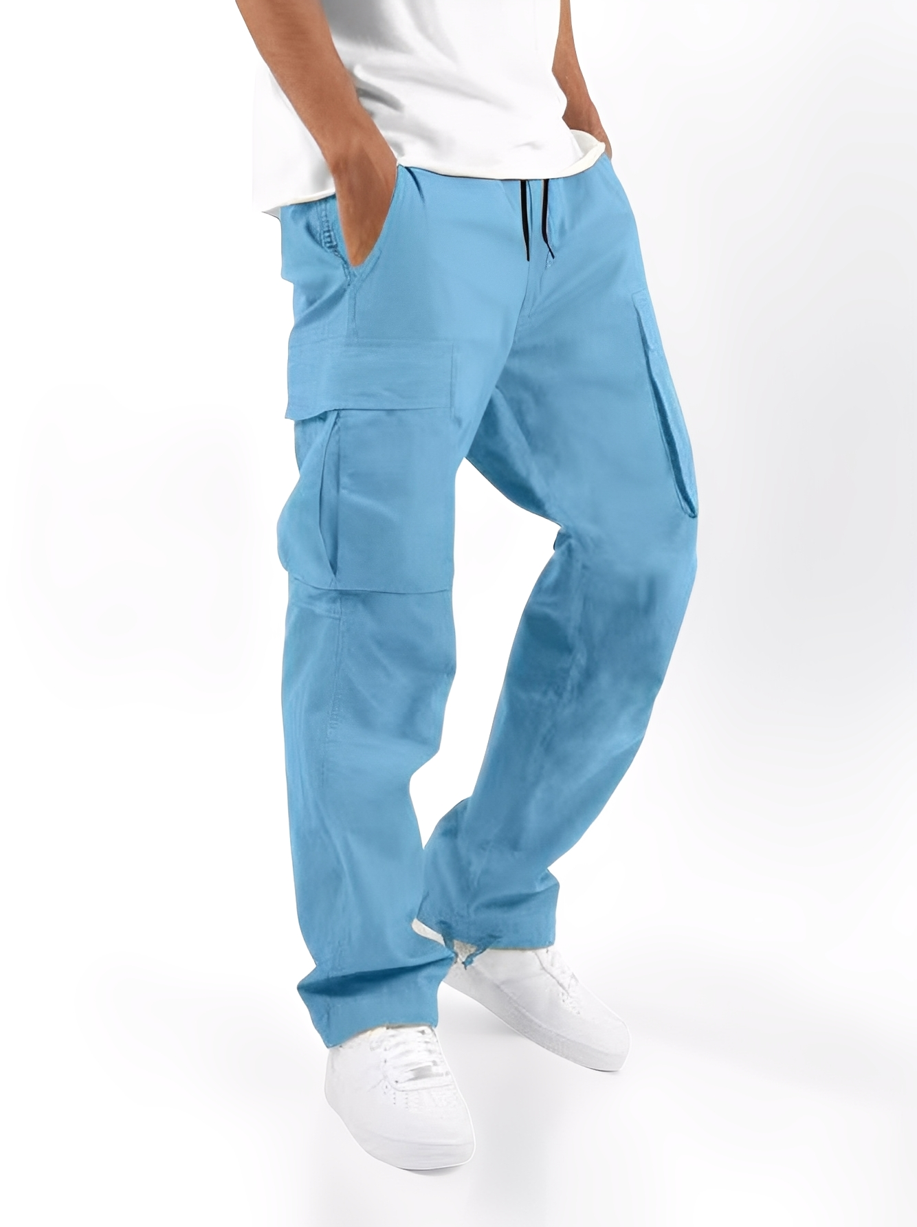 Cooper Herren Cargohose Bequem Kordelzug