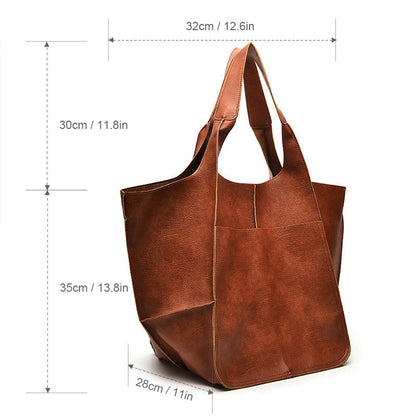 Damen Handtasche Groß Lederoptik