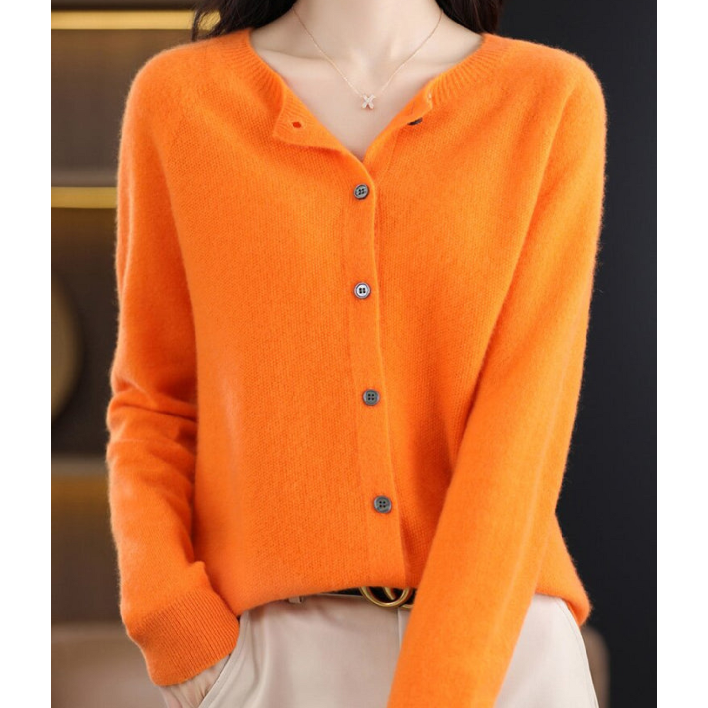 Aubry Damen Kuschelcardigan