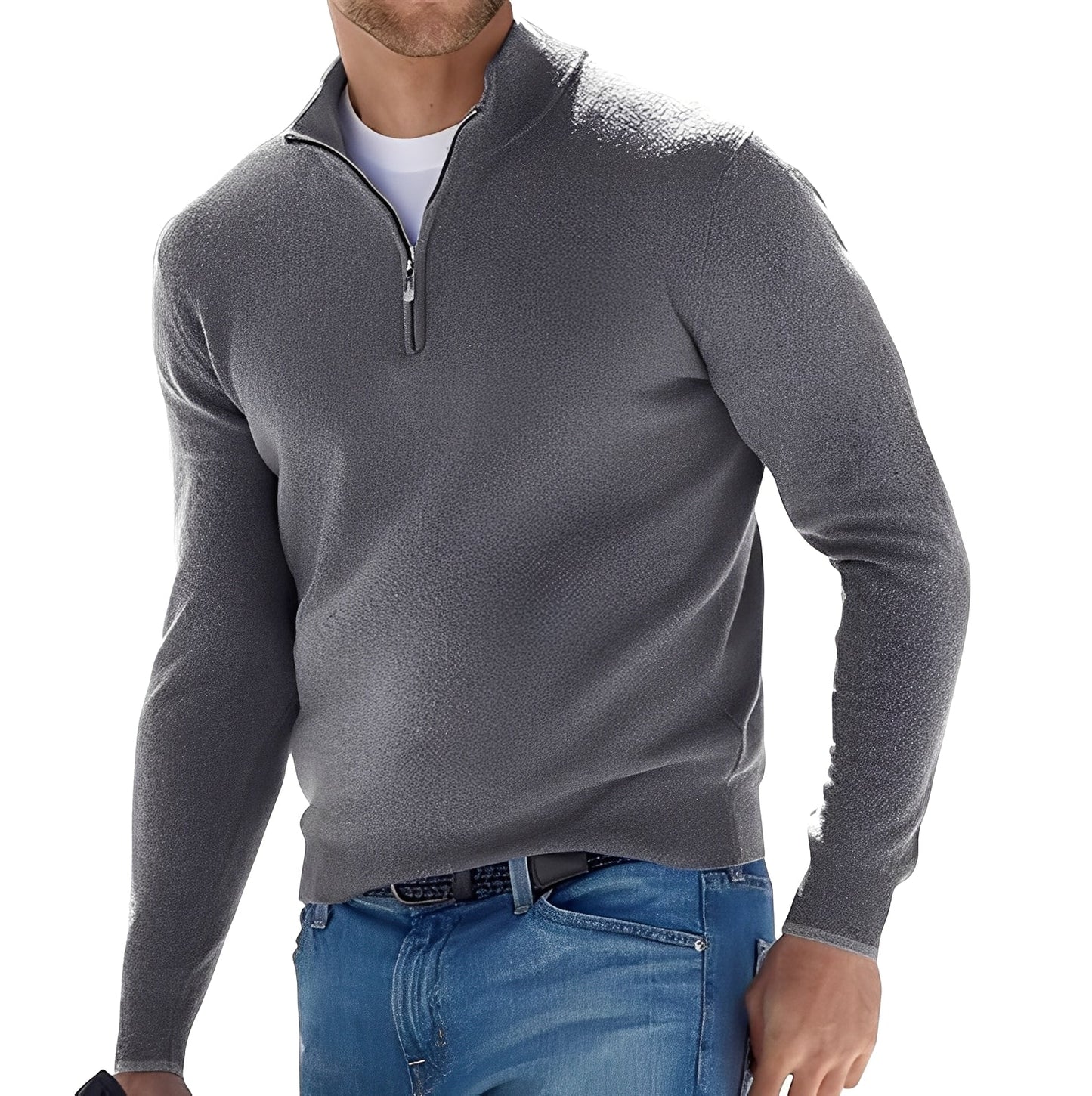 Ralph Herren Pullover Mit Reißverschluss