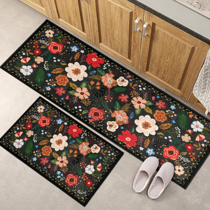 Wiesen Blumen Küchenmatten-Set Boho-Design