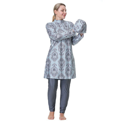 Burkini Badeanzug für Frauen Gedruckt 3XL 8XL
