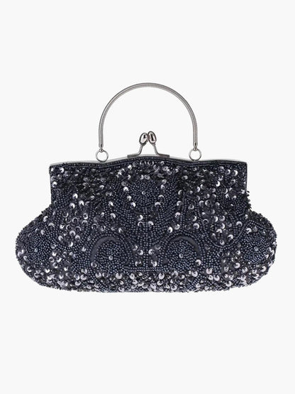 Adina Damen Handtasche Bestickt Vintage Stil