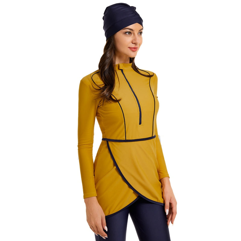 Burkini Badeanzug 3-teiliges Set Halal Bademode Damen