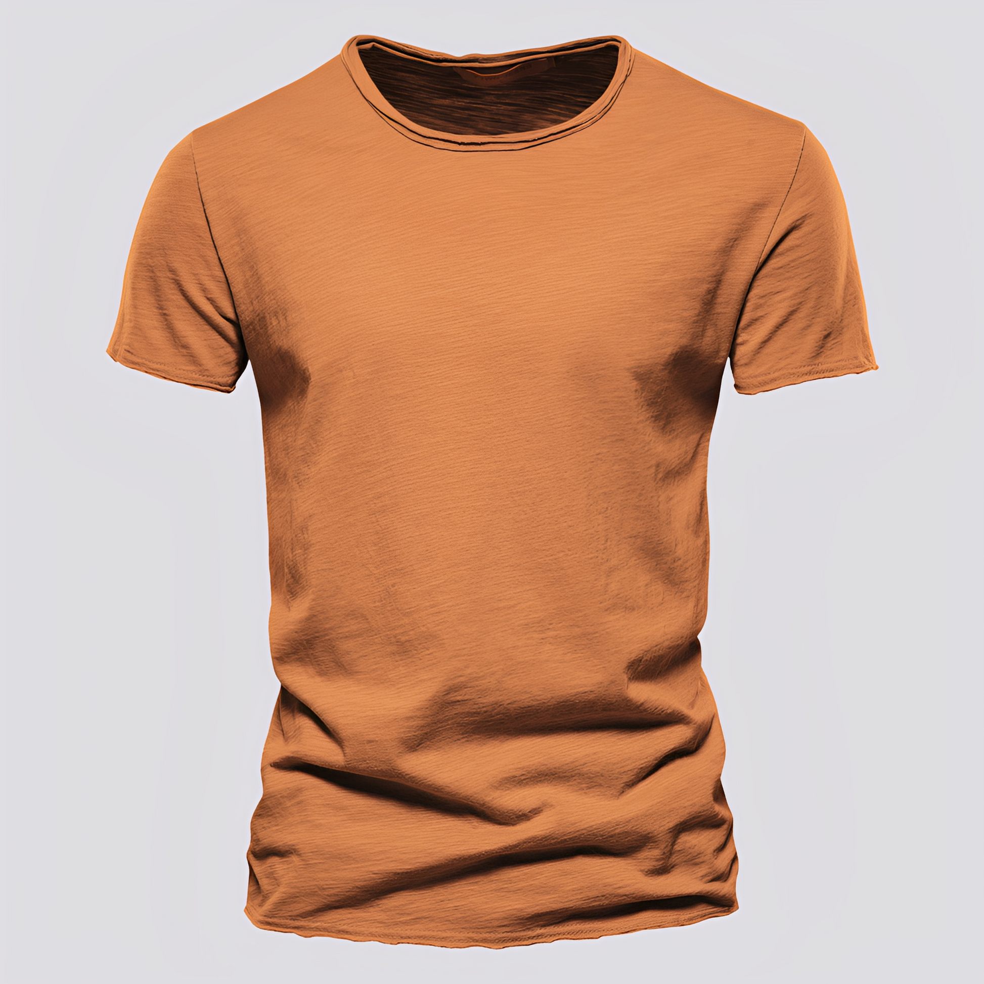 Herren T-Shirt Rundhalsausschnitt Baumwolle Bequem - Norvielle