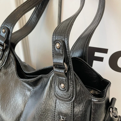 Damen Große Handtasche Leder Mit Schultergurt