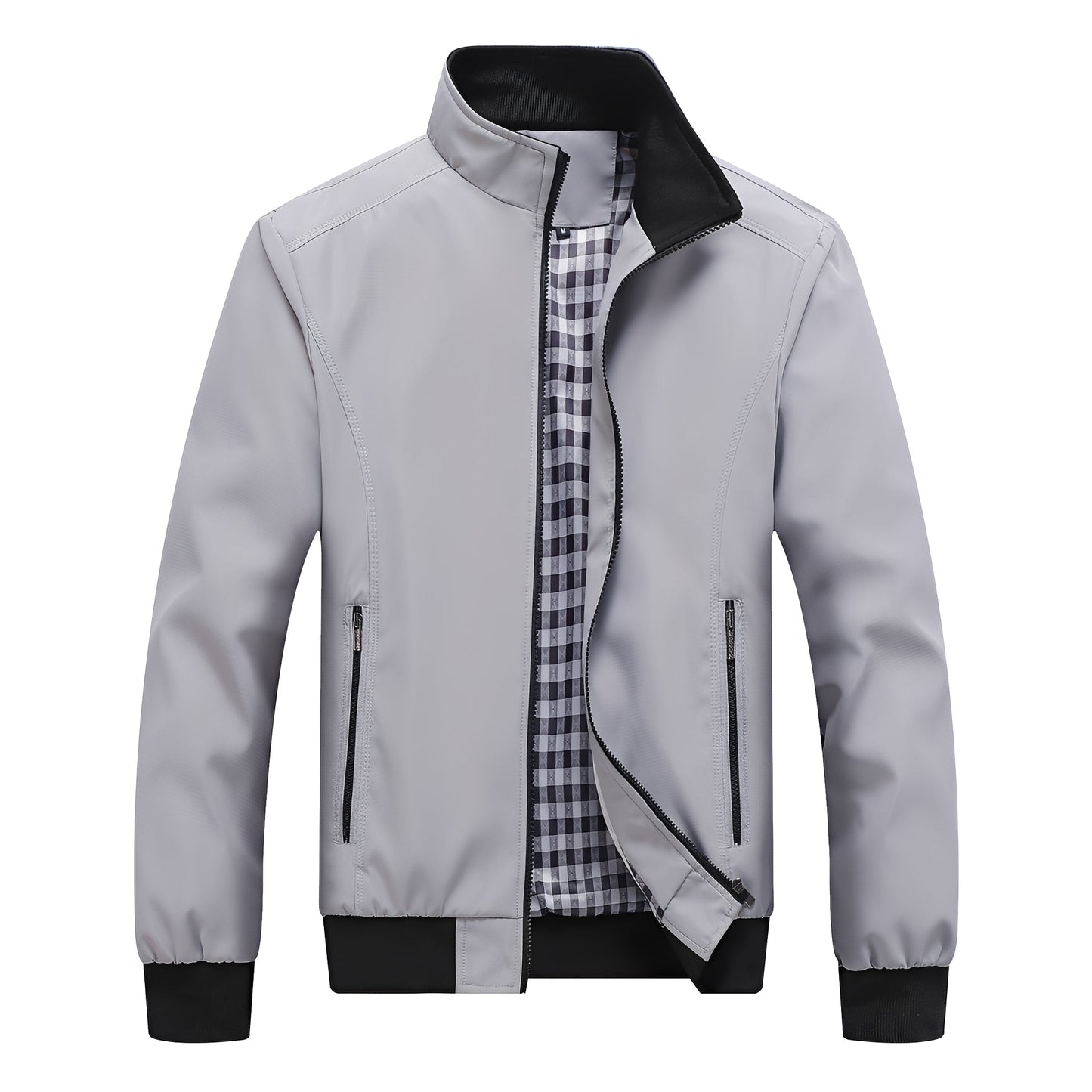Herrenjacke Modern Reißverschluss Edward