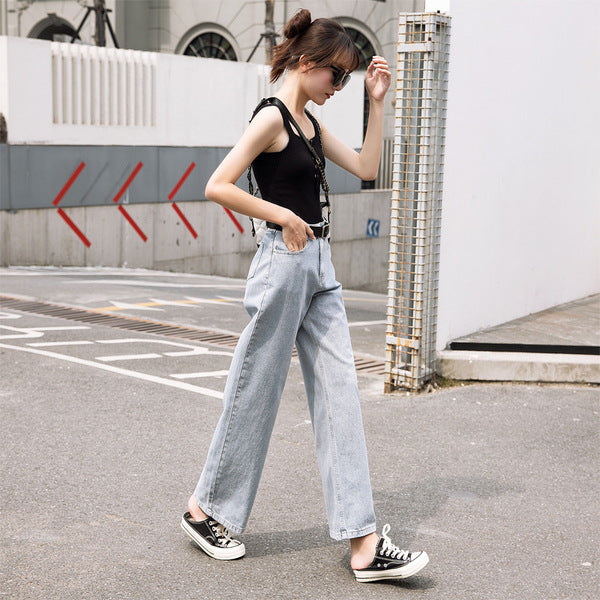 Damen Weite Denim-Hose Norvielle