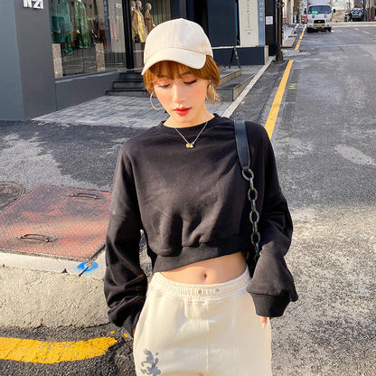 Damen cropped Sweatpullover Norvielle