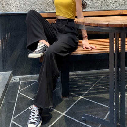 Damen Langarmshirt Cropped mit weiten Ärmeln