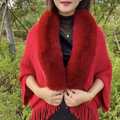 Norvielle Damen Schal Gestrickt