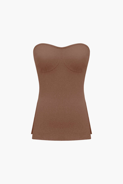 Damen Zweiteiler-Set Bustier- und Shorts Elegantes Design