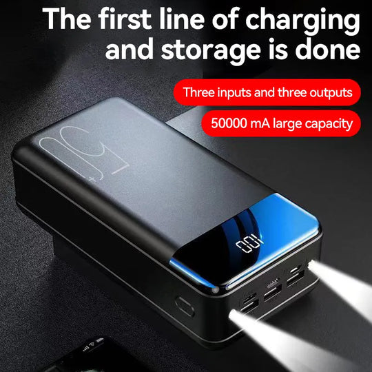 Powerbank 50000mAh Ultra-Schnellladen Für Laptop Tablet Smartphone